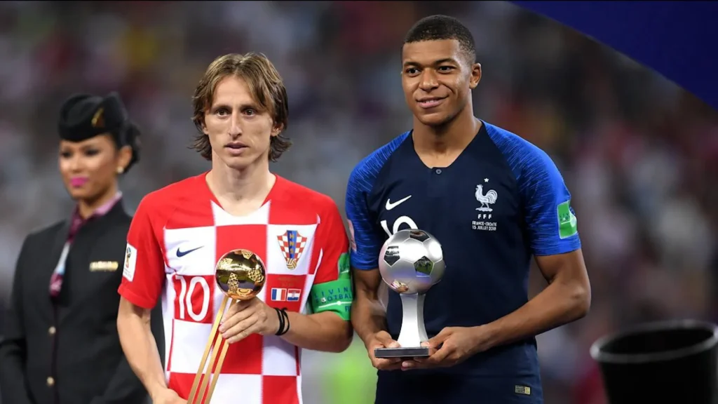 Mbappe Modric World Cup