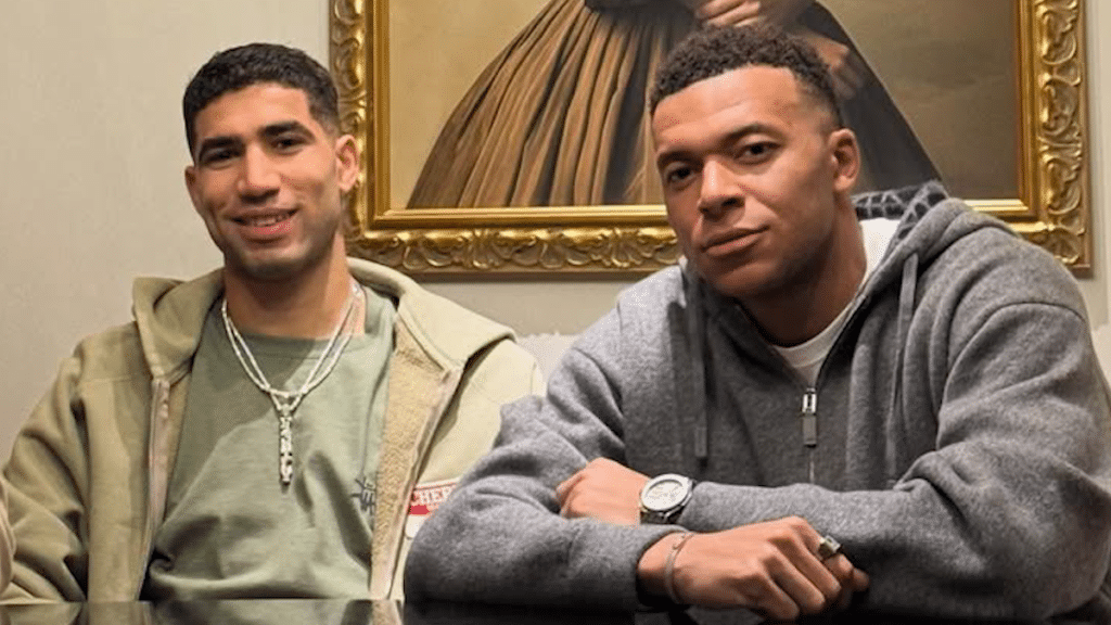 Hakimi Best Friend Mbappe