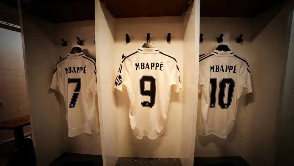 Mbappe Shirt Number 7 9 10